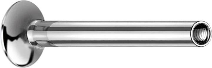Actual product image Star Piercing Micro UFO labret rod silver with 0.8 mm internal thread (Surgical steel 316L)