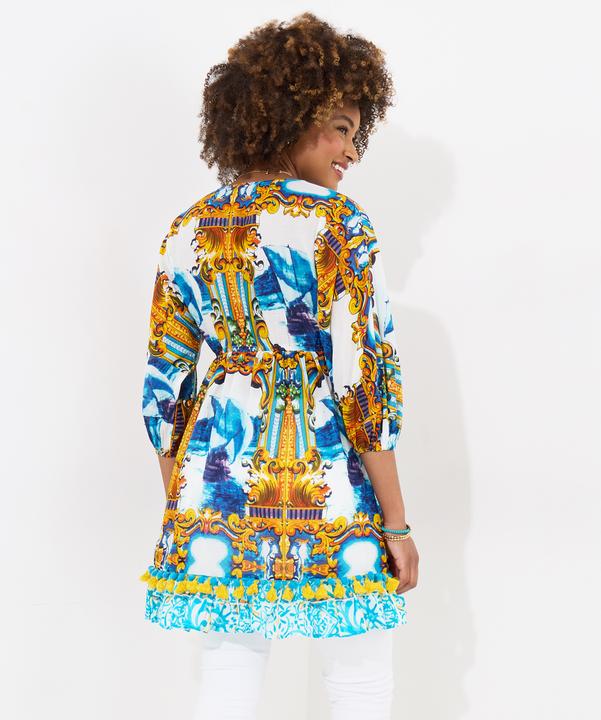 Produktbild Joe Browns Ship Print Pom-Pom Trim Tunic (40)