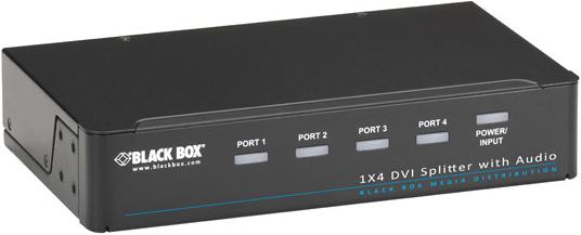 Actual product image Black Box AVSP-DVI1X4 Video Splitter DVI 4x DVI-D