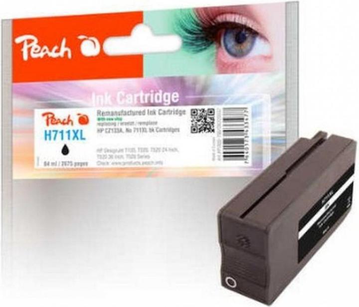 Image du produit Peach Encre HP CZ133A, No 711(XL), noire (CF)
