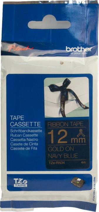 Immagine prodotto Brother TZe-RN34 (1.20 cm, Blu, Oro)