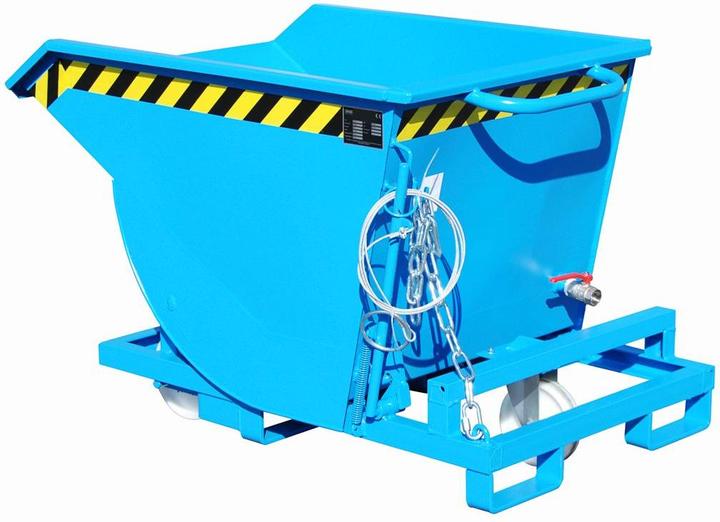 Immagine prodotto eurokraft pro Contenitore ribaltabile per trucioli, con ruote in poliammide (300 l)