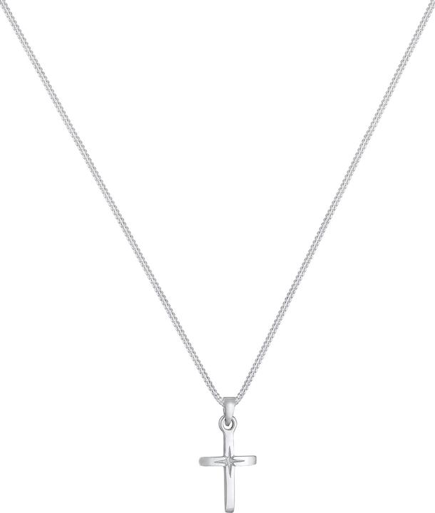 Produktbild Elli Halskette Kreuz Symbol Anhänger Religion 925 Sterling Silber (925 Sterling Silber, 45 cm)