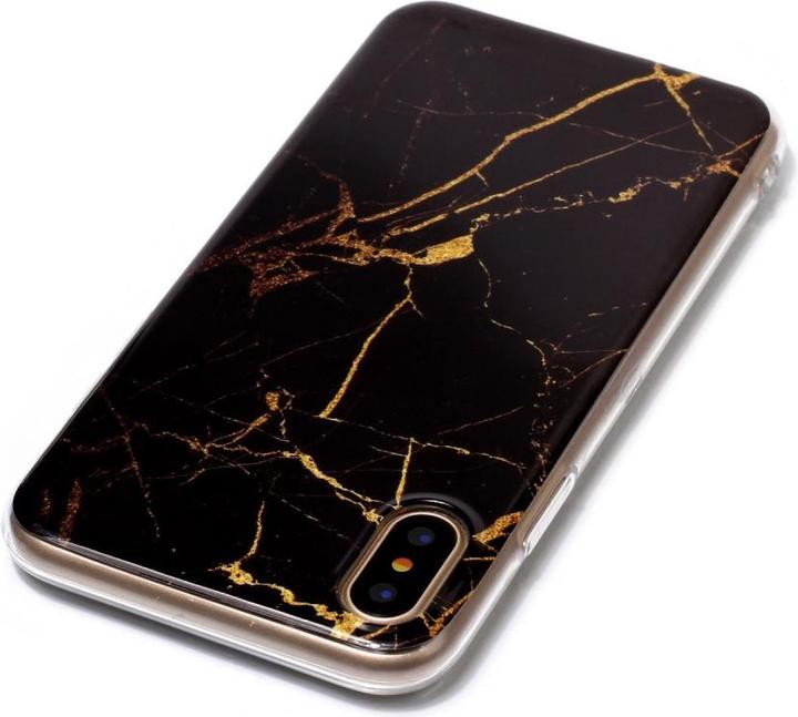 Actual product image Cover-Discount Silicone Rubber Case Marble (Apple iPhone XS, Apple iPhone X)