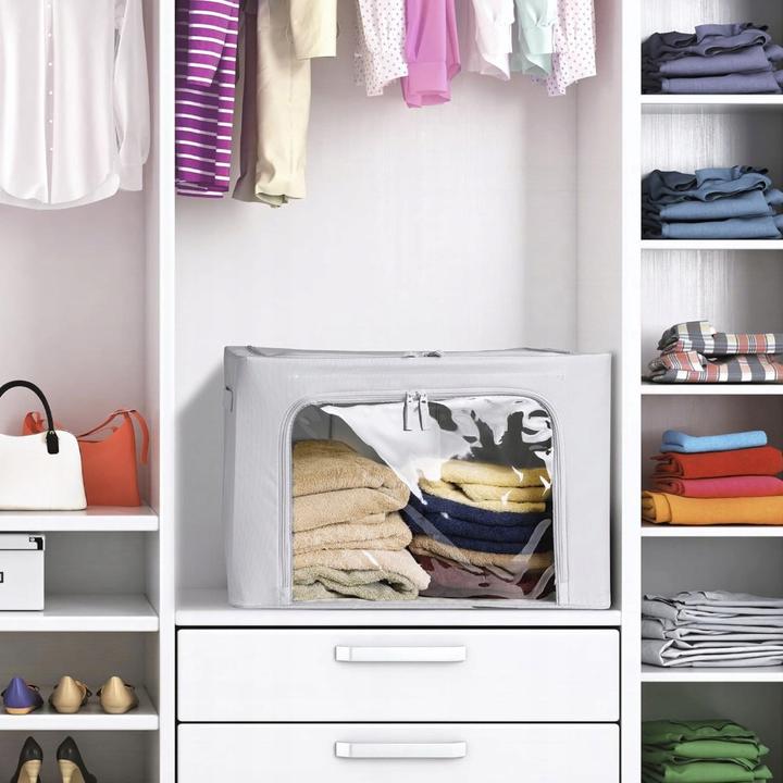 Image du produit Ruhhy Boîtes de rangement pour textiles - pack de 2