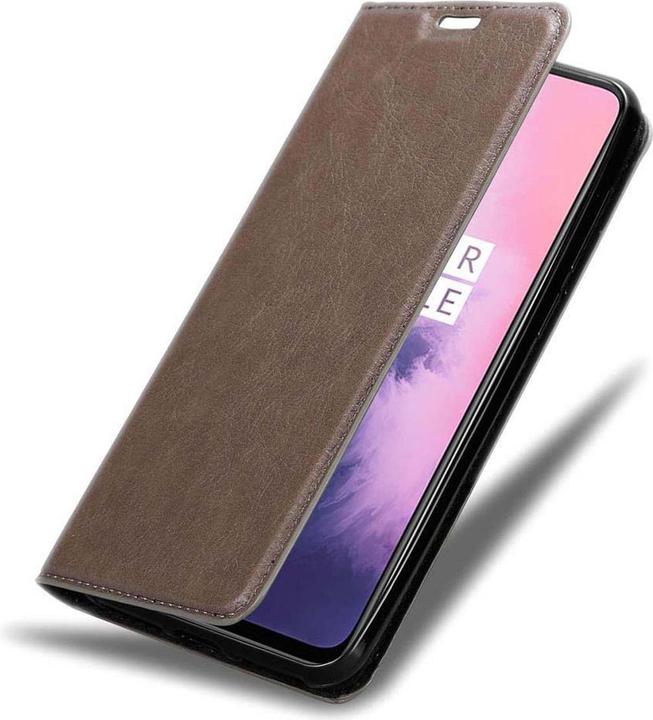 Actual product image Cadorabo Book Invisible Magnet Cover (OnePlus 7)