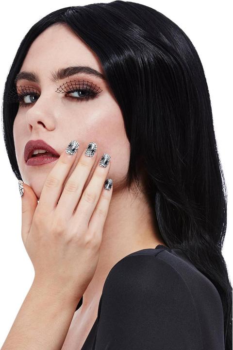 Produktbild Smiffys MakeUp FX Augenwimper und Nagel Set Kostüm (Wimpern Applikator)
