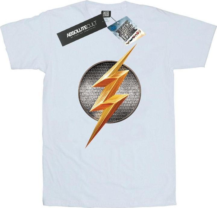 Actual product image Flash Womens/Ladies Logo Cotton Boyfriend T-Shirt (3XL)
