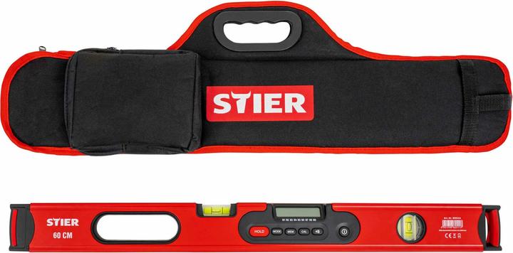 Produktbild Stier Digitale Wasserwaage SDW-600 LCD-Display ±0,2° 60 cm (60 cm)