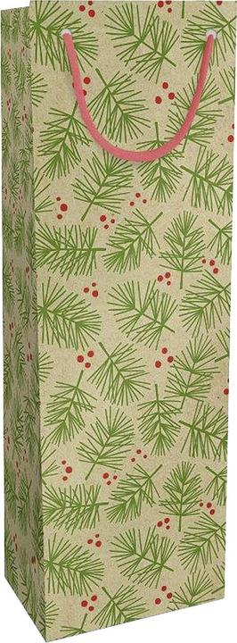 Produktbild Braun + Company Flaschentasche 'Weihnachtszweig' (Geschenktüte, 1 x)