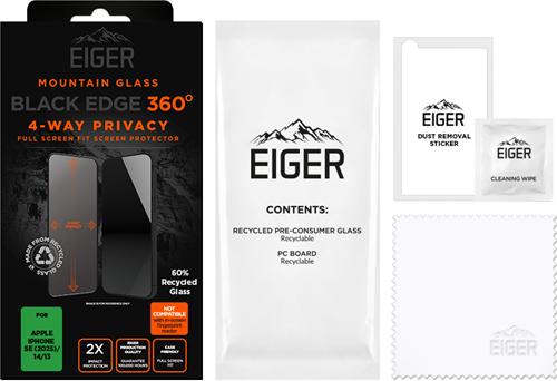 Produktbild Eiger Mountain Glass Black Edge (1 Stück, Apple iPhone 16e)