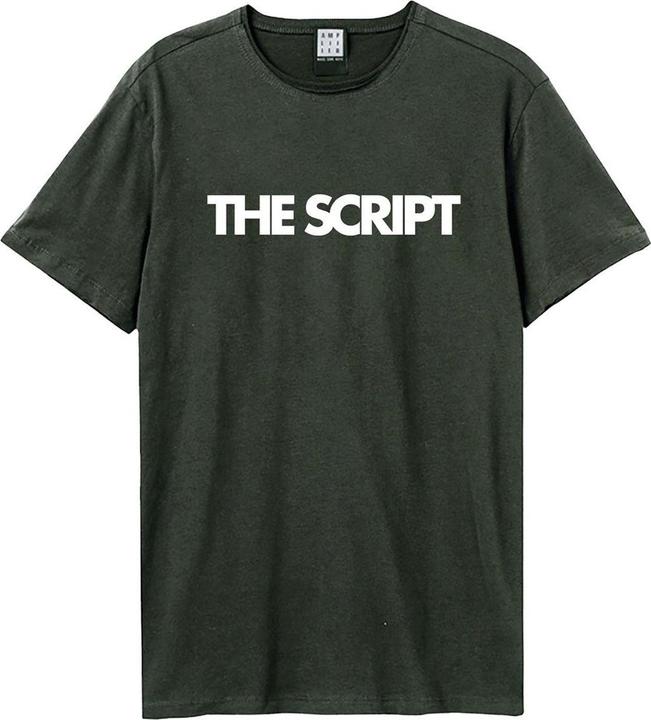 Actual product image Amplified Unisex Adult Satellites The Script T-Shirt (L)