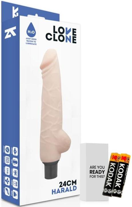 Love Clone Loveclone Harald Self Lubricating Vibrator 24cm