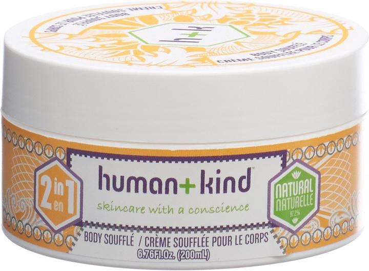Actual product image Human+Kind Body Souffle (Body milk, Body gel, Body cream, Body lotion, 200 ml)