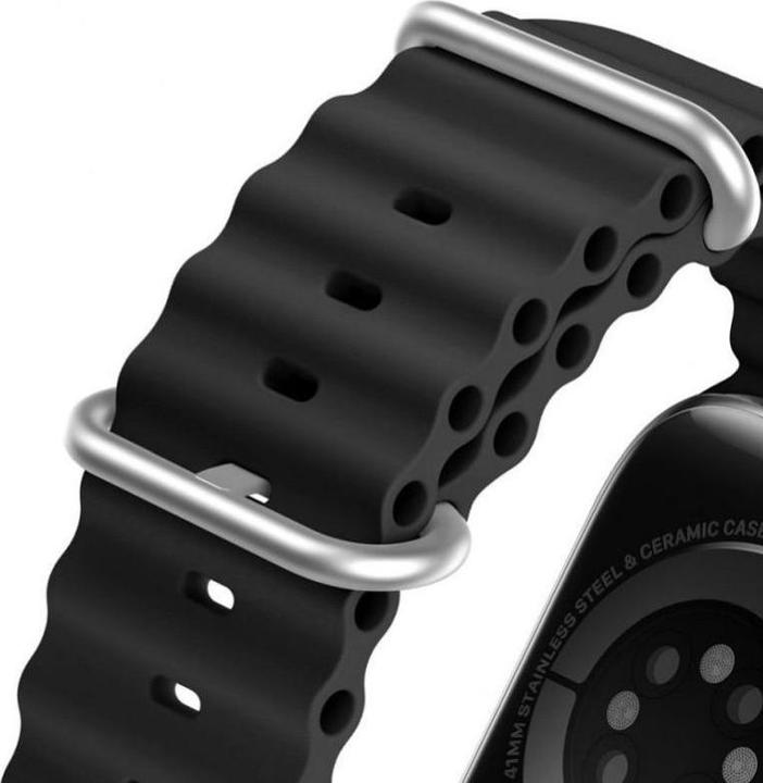 Produktbild Dux Ducis Strap Watch Strap 8 / 7 / 6 / 5 / 4 / 3 / 2 / SE (45 / 44 / 42mm) Silicone Band Bracelet B (44 mm, 45 mm, 42 mm, Edelstahl, Silikon (liquid))