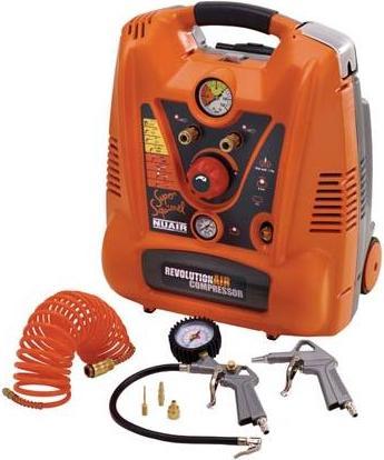 Image du produit Nuair Compresseur - sans huile - Super Squirrel - 6 L / 2 hp / 8 bar (8 bar, 6 l)