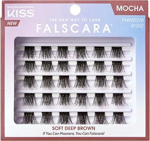 KISS Falscara Multi Wisps Mocha - 24 Pieces