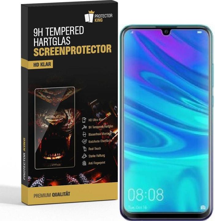 Produktbild Protectorking 2x echtes Tempered 9H Panzerhartglas 3D KLAR (2 Stück, Huawei P Smart)