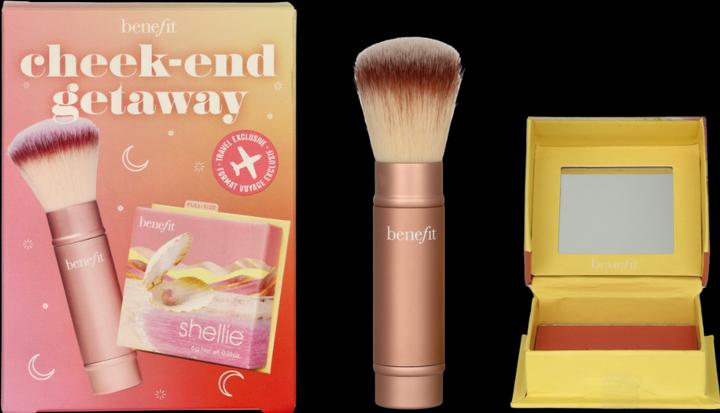 Actual product image BeneFit Cosmetics Benefit Cheek-End Getaway Set (Warm Seashell-Pink)