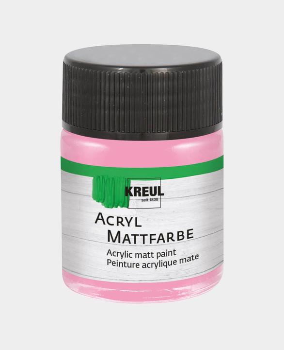 Produktbild Kreul Acryl Mattfarbe Rosé 50ml (Himbeere, 50 ml)