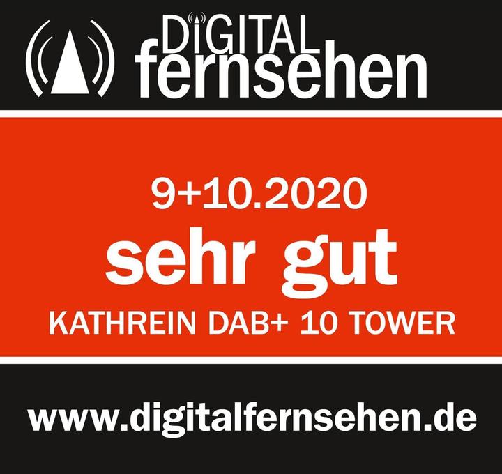 Produktbild Kathrein DAB+ 10 tower schwarz (DAB+, Bluetooth)