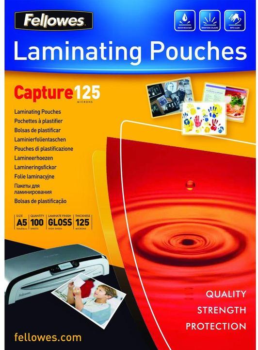 Produktbild Fellowes Capture 125 (A5, 100 Stück, 125 µm)