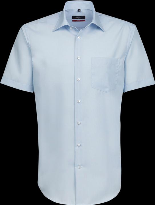 Seidensticker Hemd Modern Fit Kent kurzarm bügelfrei lt blue (L)