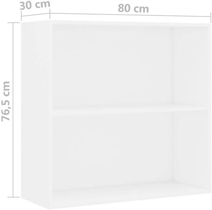 Actual product image VidaXL Rotating Bookshelf with 12 Slots (80 x 30 x 76.5 cm)