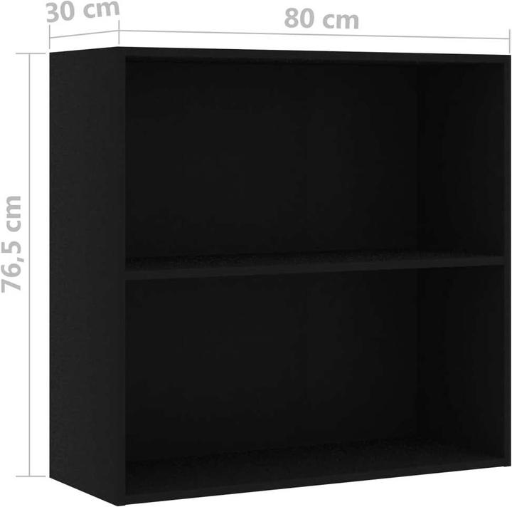 Actual product image VidaXL Rotating Bookshelf with 12 Slots (80 x 30 x 76.5 cm)