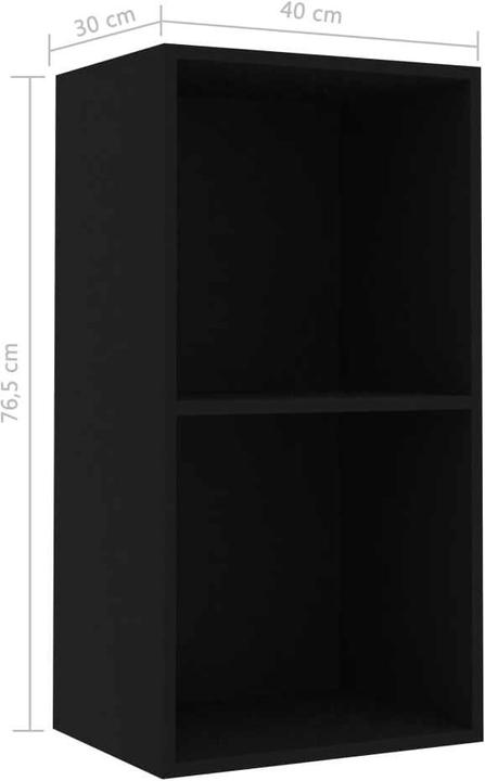 Actual product image VidaXL Rotating Bookshelf with 12 Slots (40 x 30 x 76.5 cm)