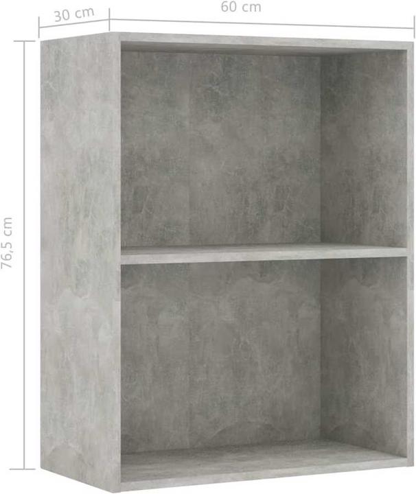 Actual product image VidaXL Rotating Bookshelf with 12 Slots (60 x 30 x 76 cm)