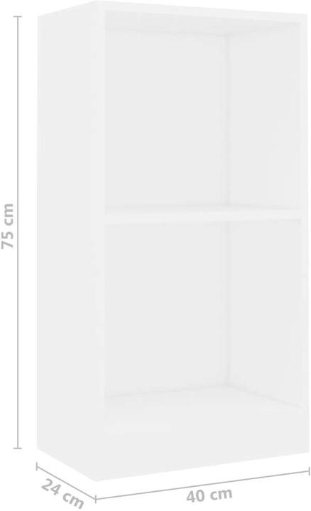 Actual product image VidaXL Rotating Bookshelf with 12 Slots (40 x 24 x 75 cm)