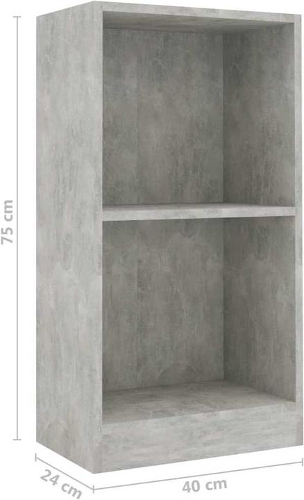 Actual product image VidaXL Rotating Bookshelf with 12 Slots (40 x 24 x 75 cm)