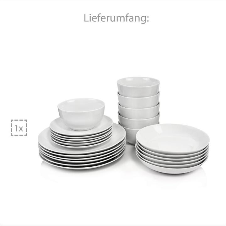 Actual product image Sänger Geschirr New Port dinner service (24 Piece)
