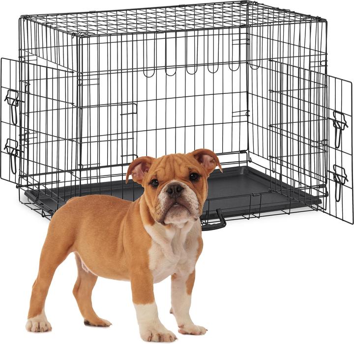 Produktbild Relaxdays Hundekäfig (Hund, Faltbar, Waschbar)