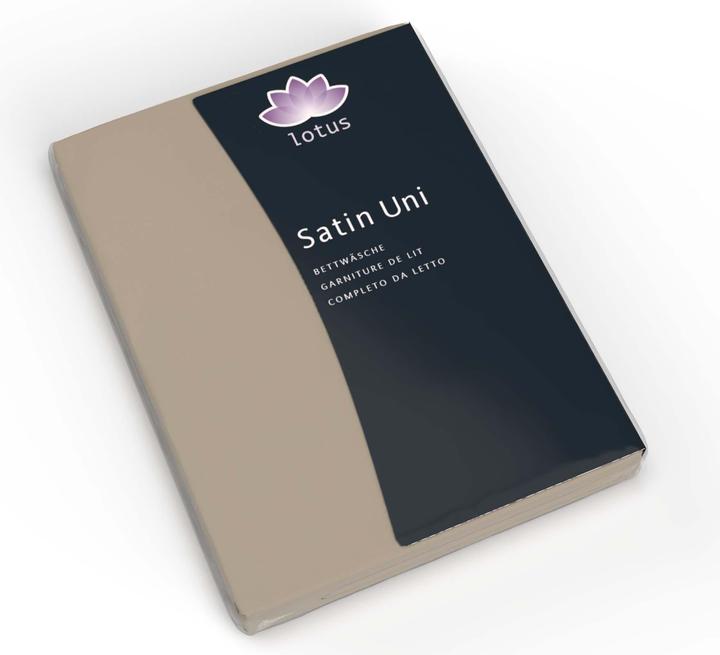 Actual product image Lotus Bettwaren Lotus Satin Fitted Sheet (180x200 cm)