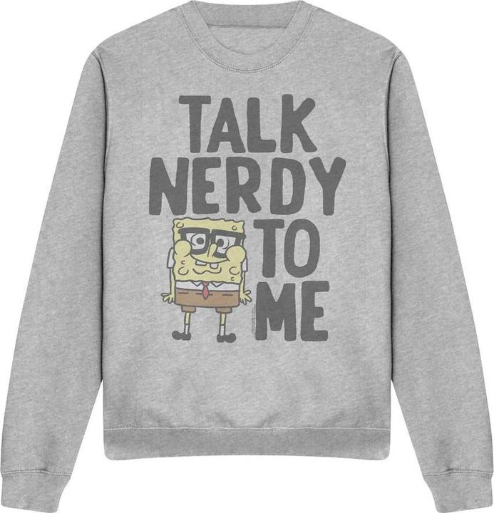 Produktbild Spongebob Squarepants Talk Nerdy To Me Sweatshirt (M)