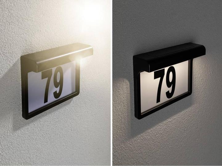Image du produit Paulmann Numéros de maison solaires (6 lm, IP44)