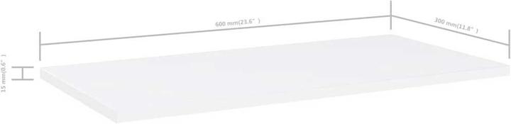 Produktbild VidaXL Wandregal (60 x 30 x 1.5 cm)