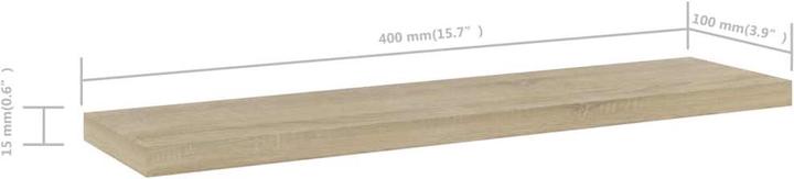 Produktbild VidaXL Wandregal (40 x 10 x 1,.5 cm)