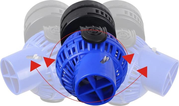 Produktbild SunSun JVP-133 Strömungspumpe 10000 l/h 16 W Aquarium Pumpe 1 Düse Magnethalter