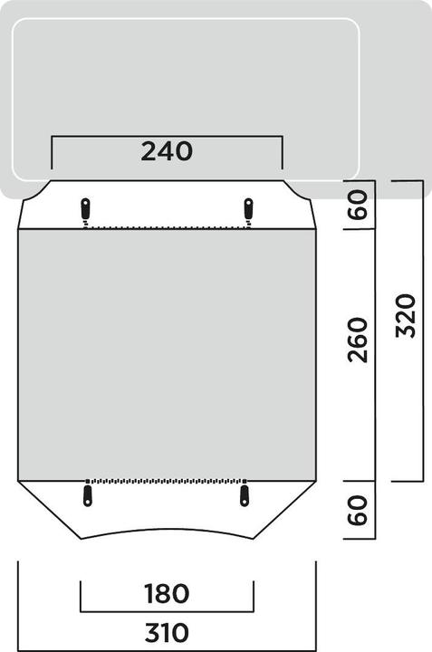 Actual product image Easy Camp Viole (Tunnel tent, 11.70 kg)
