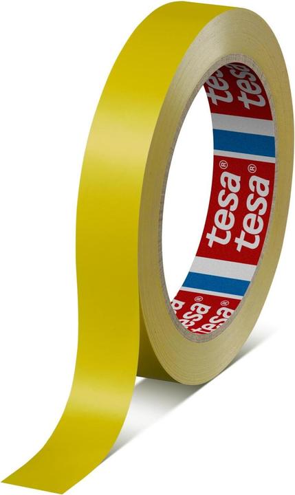 tesa Verpackungsband Premium 19 mm x 66 m, Gelb (19 mm)