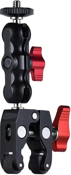 Actual product image Patona Magic Arm double ball head clamp (Metal)
