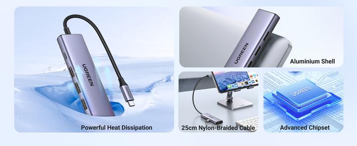 Immagine prodotto Ugreen USB-C Hub (USB-C, 5 Porti)