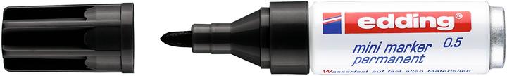 Produktbild Edding Mini Permanentmarker (Schwarz, 3 mm)