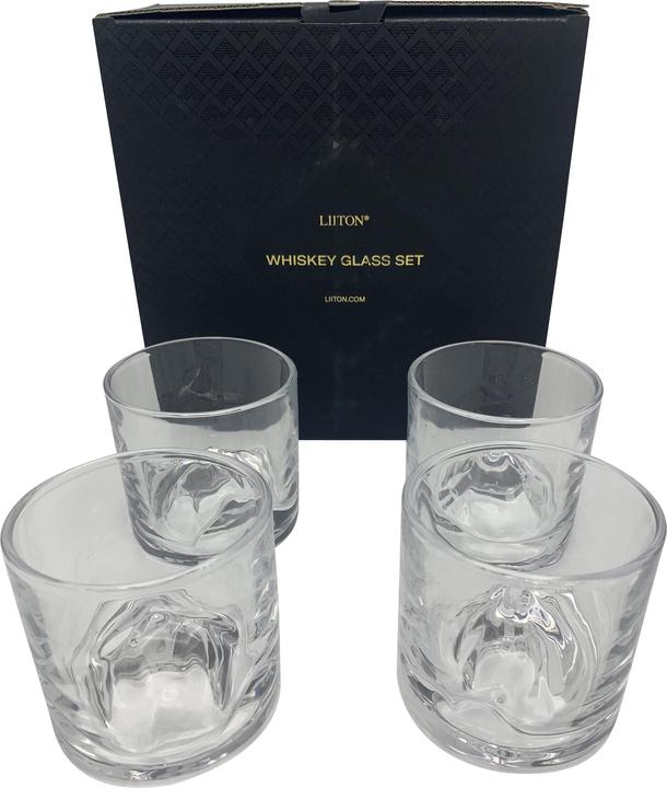 Actual product image Lite-On The Peaks Whiskeygläser 4er-Set (2.50 dl, 4 x, Whisky glass)