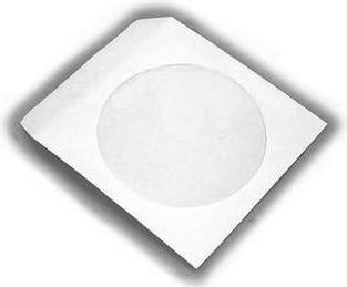 Immagine prodotto MediaRange Buste di carta per 1 disco, con patella adesiva e finestra di visualizzazione