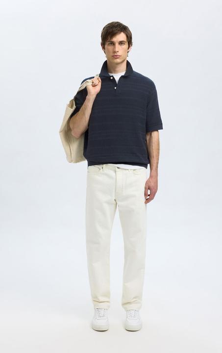 Actual product image Selected Homme Textured Polohemd aus Strick (L)