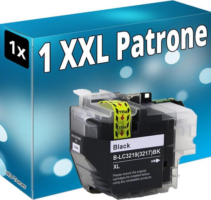 Actual product image Druckfuxx TINTE PATRONEN LC-3219BK kompatibel BROTHER MFC J5330DW J5335DW J5730D